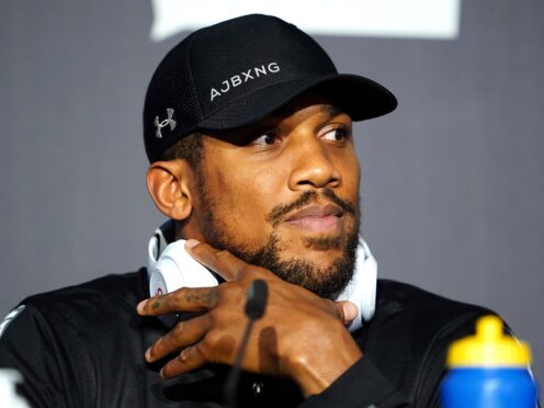 Anthony Joshua defends his world titles on Saturday (Zac Goodwin/PA)