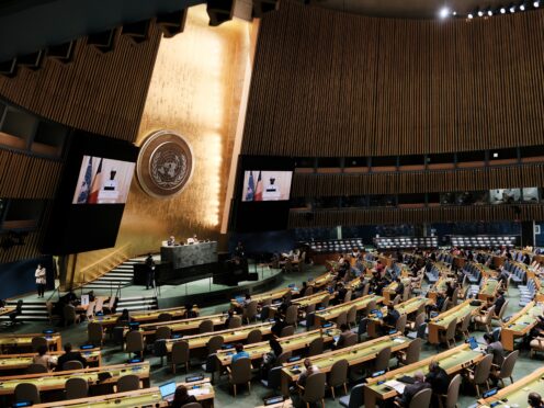 The UN General Assembly is taking place in New York (Spencer Platt/Pool Photo via AP)