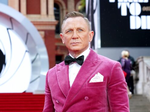 No Time To Die, Daniel Craig’s James Bond swansong, has enjoyed a strong start at the box office (Ian West/PA)
