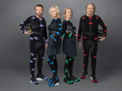 Abba wear motion capture suits (Baillie Walsh/PA)