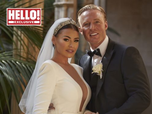 Jess Wright and William Lee-Kemp (Hello! magazine/PA)