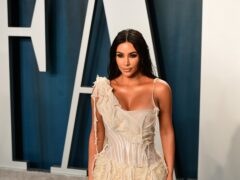 Kim Kardashian West joked about her divorce, sex tape and OJ Simpson during her hosting debut on Saturday Night Live (Ian West/PA)