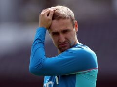 Liam Livingstone suffered an injury during England’s warm-up defeat to India (Bradley Collyer/PA)