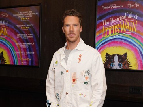 Benedict Cumberbatch at a screening of The Electrical Life Of Louis Wain at the Regent Street Cinema in London (Yui Mok/PA)
