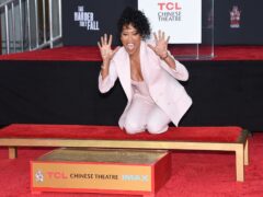 Oscar-winning actress Regina King said placing her hand and footprints outside Hollywood’s Chinese Theatre was one of the highlights of a glittering career (Richard Shotwell/Invision/AP)