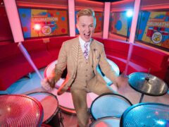 BBC weatherman Owain Wyn Evans will tackle a 24-hour drumming challenge for Children In Need (Children In Need/PA)