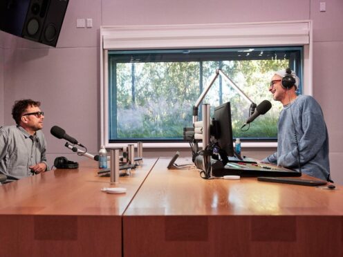 Damon Albarn speaking to Zane Lowe on his Apple Music show (Apple/PA)