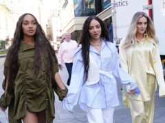 Little Mix’s Leigh-Anne Pinnock, Jade Thirlwall and Perrie Edwards (Yui Mok/PA)