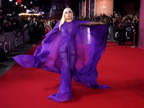 Lady Gaga attending the House of Gucci UK Premiere (Ian West/PA)