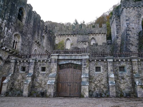 Production facilities at Gwrych Castle for I’m A Celebrity were seriously damaged by Storm Arwen (ITV)