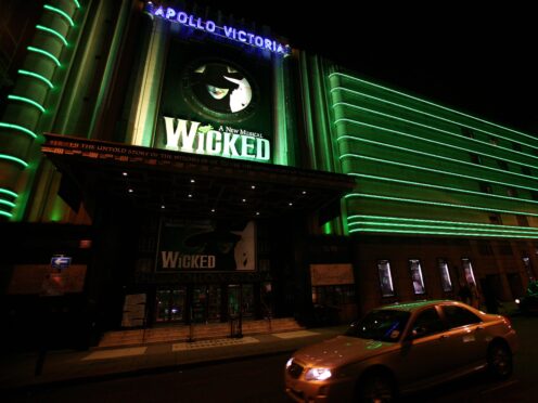 The Apollo Victoria Theatre in London (Katie Collins/PA)