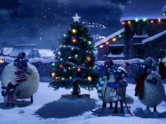 The Christmas night scene for BBC One by Aardman (Aardman/PA)