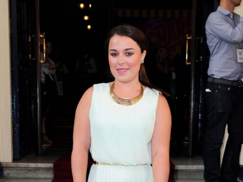 Dani Harmer is pregnant (Ian West/PA)