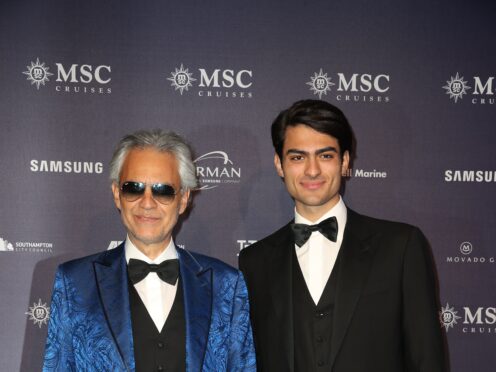 Andrea and Matteo Bocelli (Andrew Matthews/PA)