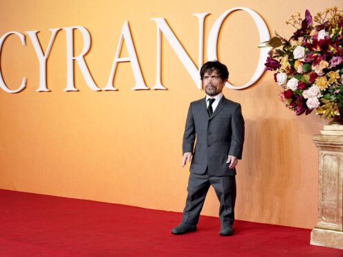 Peter Dinklage attending the UK premiere of Cyrano (Ian West/PA)