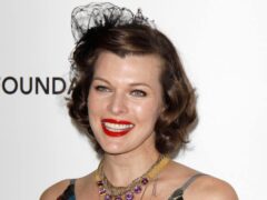 Milla Jovovich arriving for The 18th annual Elton John AIDS Foundation Party to celebrate the 82nd Academy Awards at the Pacific Design Center in Los Angeles.