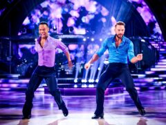 Johannes Radebe and John Whaite in Strictly Come Dancing (Guy Levy/BBC)