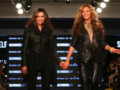 Beyonce Knowles with her mother Tina Knowles (Gareth Fuller/PA)