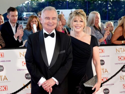 Eamonn Holmes said his back problems have caused ‘strain’ between him and wife Ruth Langsford (Ian West/PA)