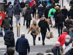 A new survey shows confidence is lowest in the retail, accommodation and food industries (Andrew Milligan/PA)