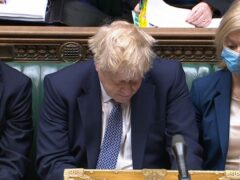 Prime Minister Boris Johnson has faced renewed calls to step down in the wake of partygate (House of Commons/PA)
