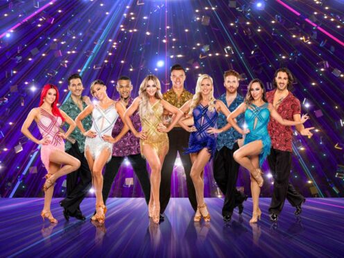 The 10 dancers taking part in the Strictly Come Dancing: The Professionals tour (BBC/PA)