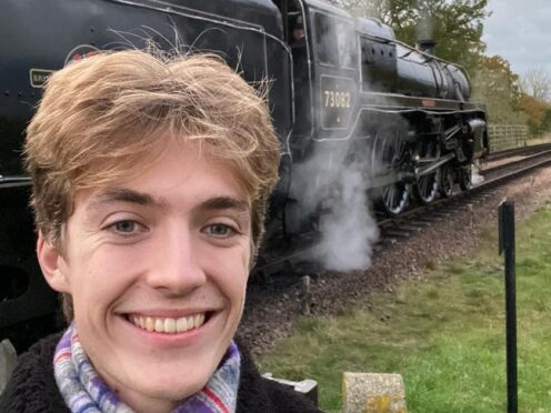 Francis Bourgeois has risen to TikTok fame as a digital content creator with a passion for trains (Francis Bourgeois, @francis_bourgeois43)