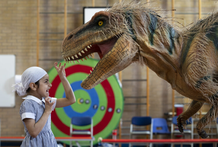 High School of Glasgow gets T-Rex visit