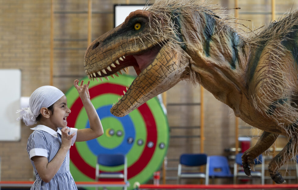 High School of Glasgow gets T-Rex visit