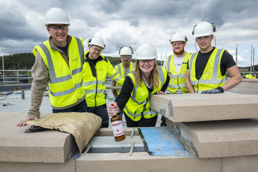 The Cairn topping out ceremony