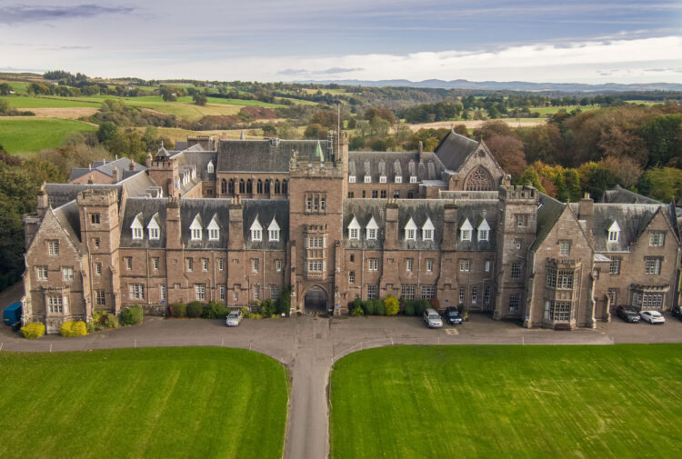 Glenalmond College aerial view