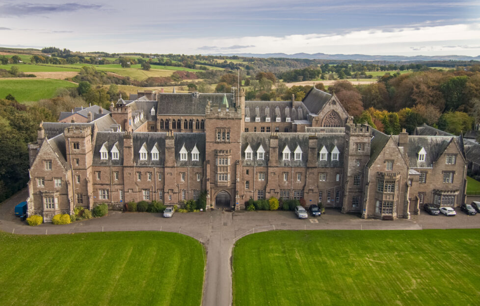 Glenalmond College aerial view