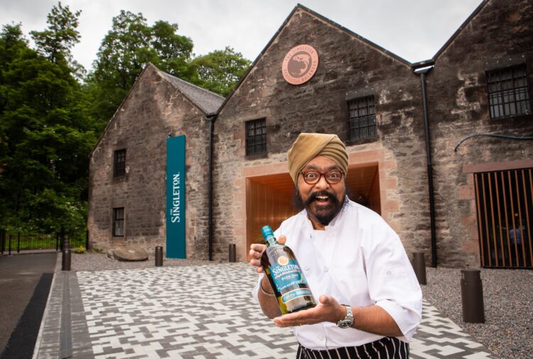 Whisky - chef Tony Singh at Glen Ord distillery