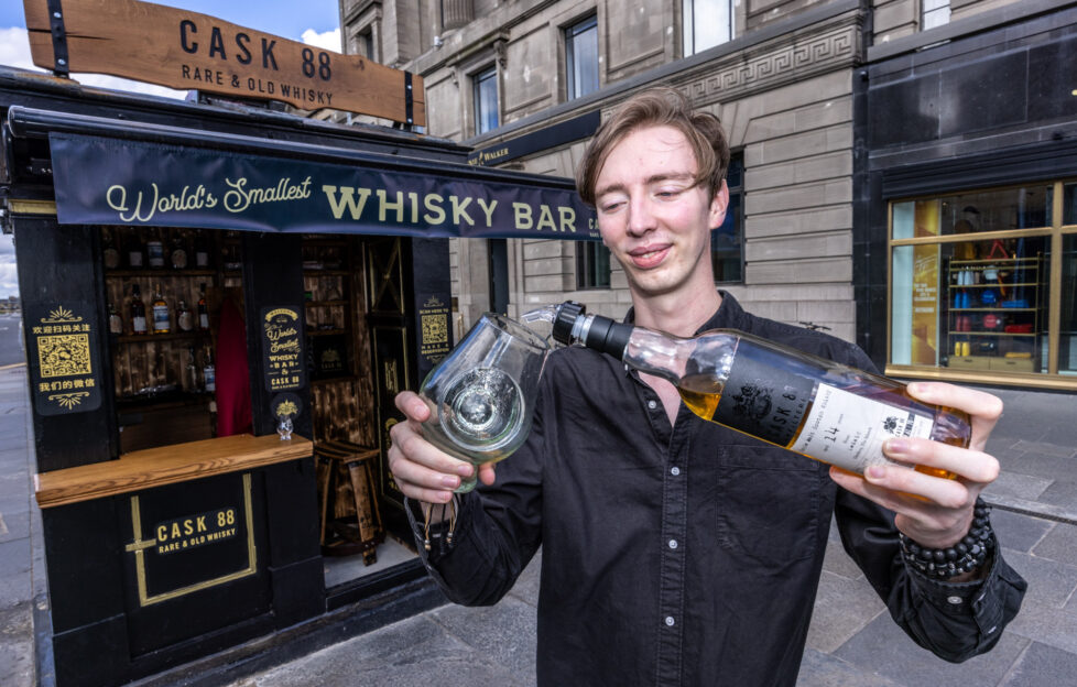 The world's smallest whisky bar
