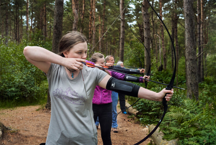 Archery in Wild Scotland's adventurous film