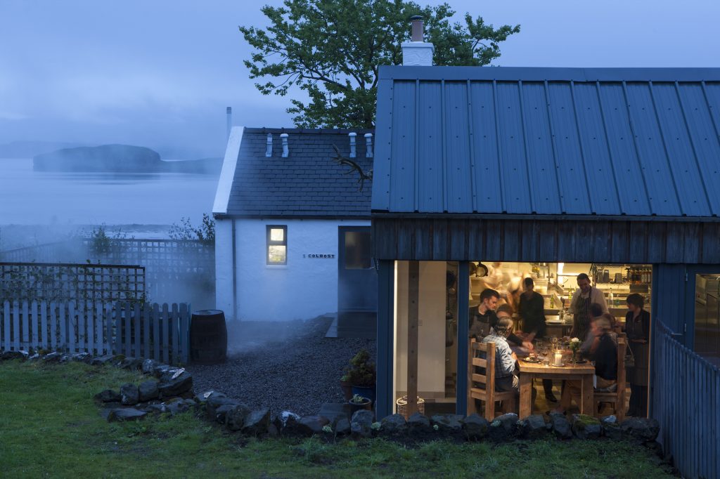 The Three Chimneys restaurant on Skye