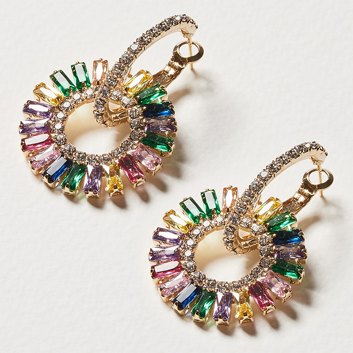 Earrings, Oliver Bonas, £22