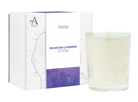 Mountain Lavender Calming 35cl Candle, £35, ARRAN
