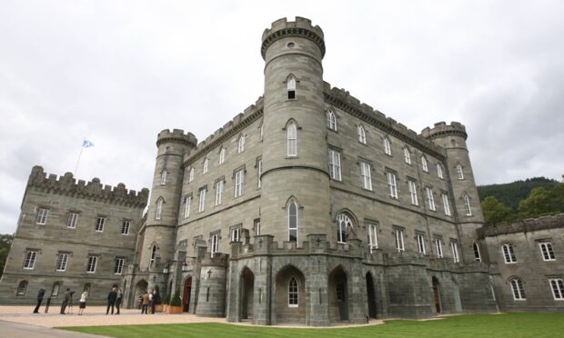 Taymouth Castle exterior.