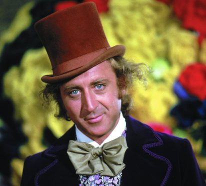 Gene Wilder in Willy Wonka character.