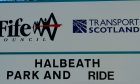 Halbeath Park and Ride.