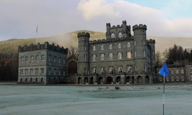 A temporary wellness retreat could be built on the Taymouth Castle estate. Image: DC Thomson