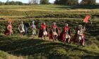 Members of the Antonine Guard who celebrate Scotland’s Roman past at Ardoch fort, Braco. Image: Dougie Nicolson/DC Thomson