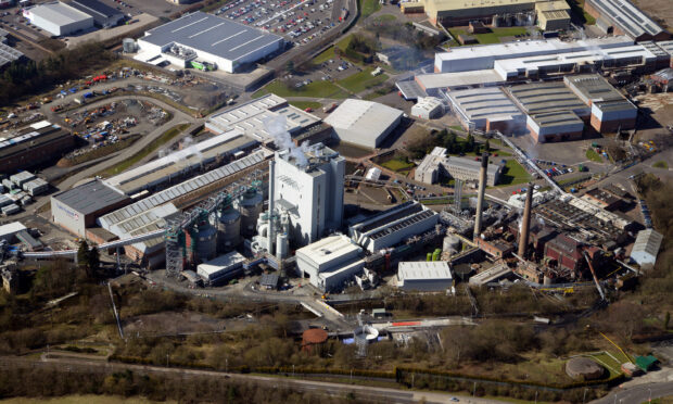 The Markinch biomass plant. Image: DC Thomson.