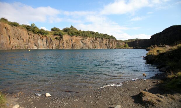 Prestonhill Quarry in Inverkeithing.