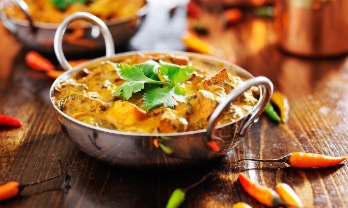 One of the many dishes available at Jahangir Tandoori restaurant in Dundee.
