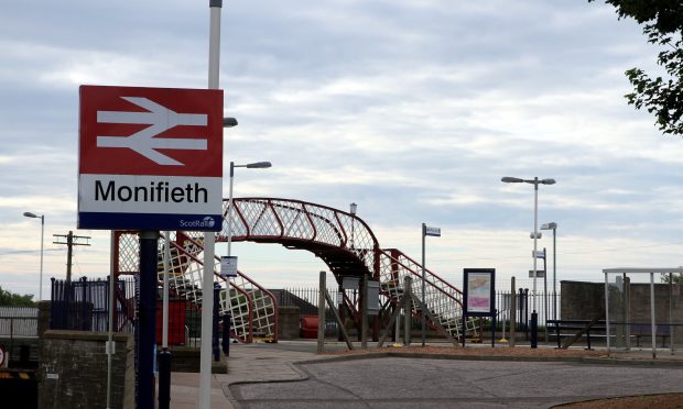 Monifieth railway station.