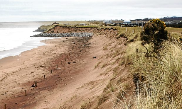 Inchcape launches down the Arbroath slipway. Image: Steve Brown/DC Thomson