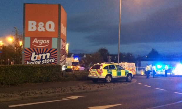The incidents happened at Leven's Riverside retail park, shown here during a separate incident.