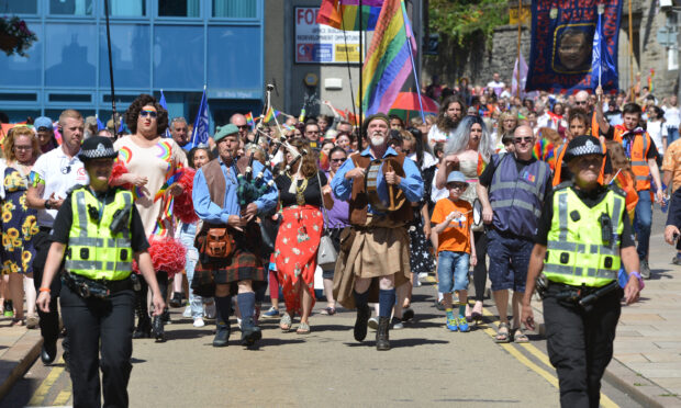 A colourful parade will be part of the Fife Pride celebrations.